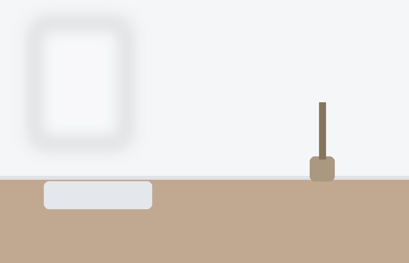 Звичайна стіна до оформлення